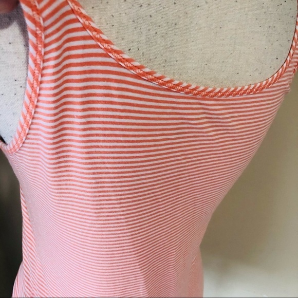 Eddie Bauer Striped Salmon Cotton Tank Top - Picture 4 of 7